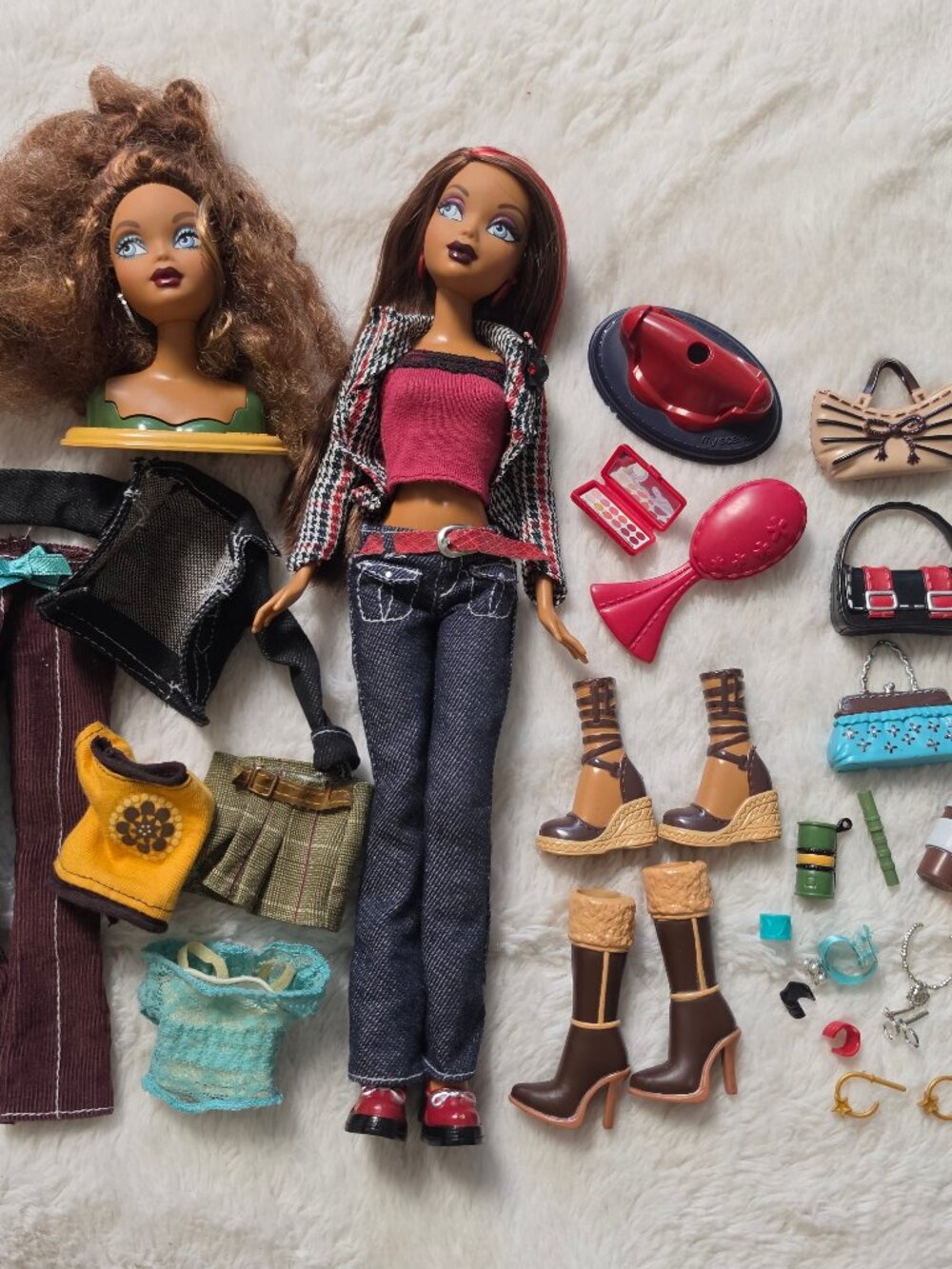 Mattel My Scene Swappin Styles Madison Doll Lot 2005 Vintage Near Complete Set